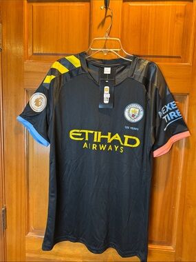 Manchester City FC 125 Years Anniversary Away Jersey 2019-2020 Fan Branded